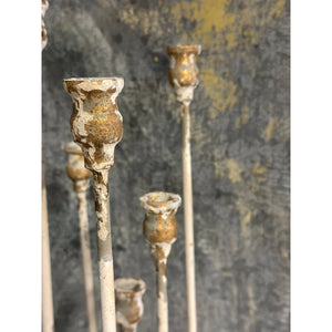 Black 13-Candle Iron Candelabra