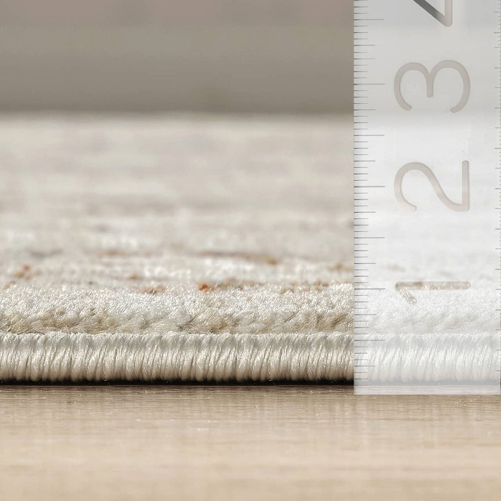Abani Rugs - Alara Traditional Cream Vintage Floral Area Rug: 7'9" x 10'