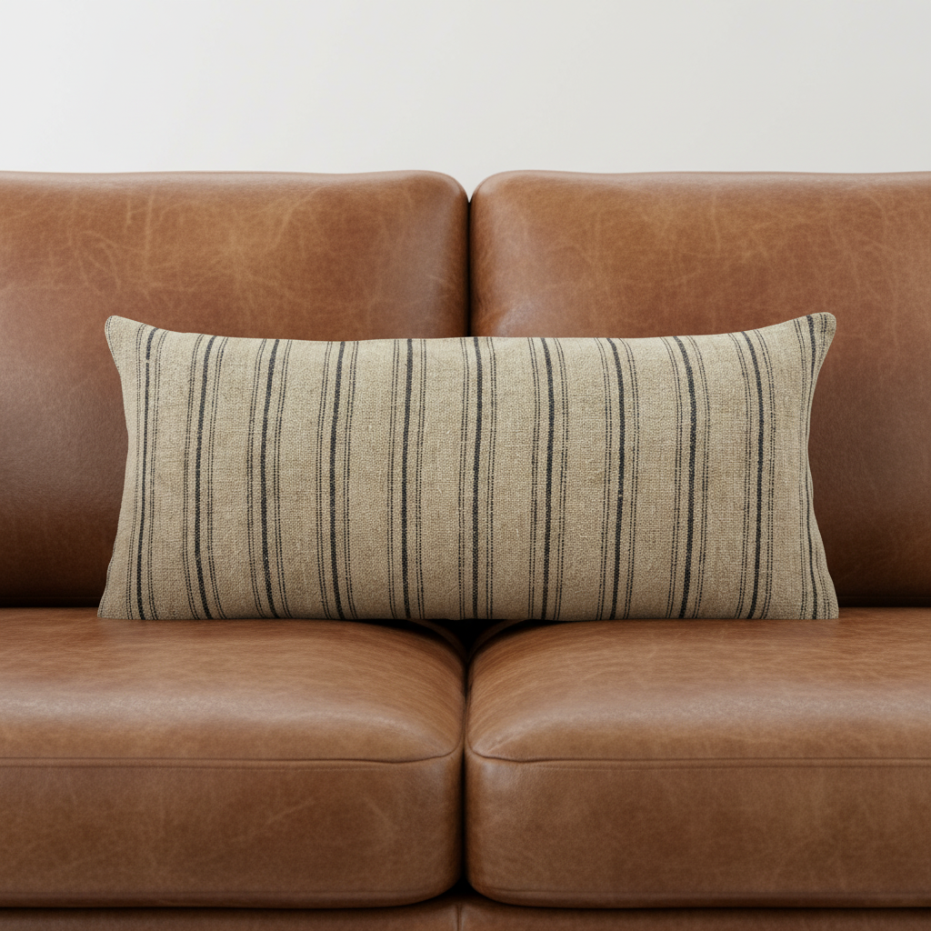 Juniper Linen Lumbar Pillow