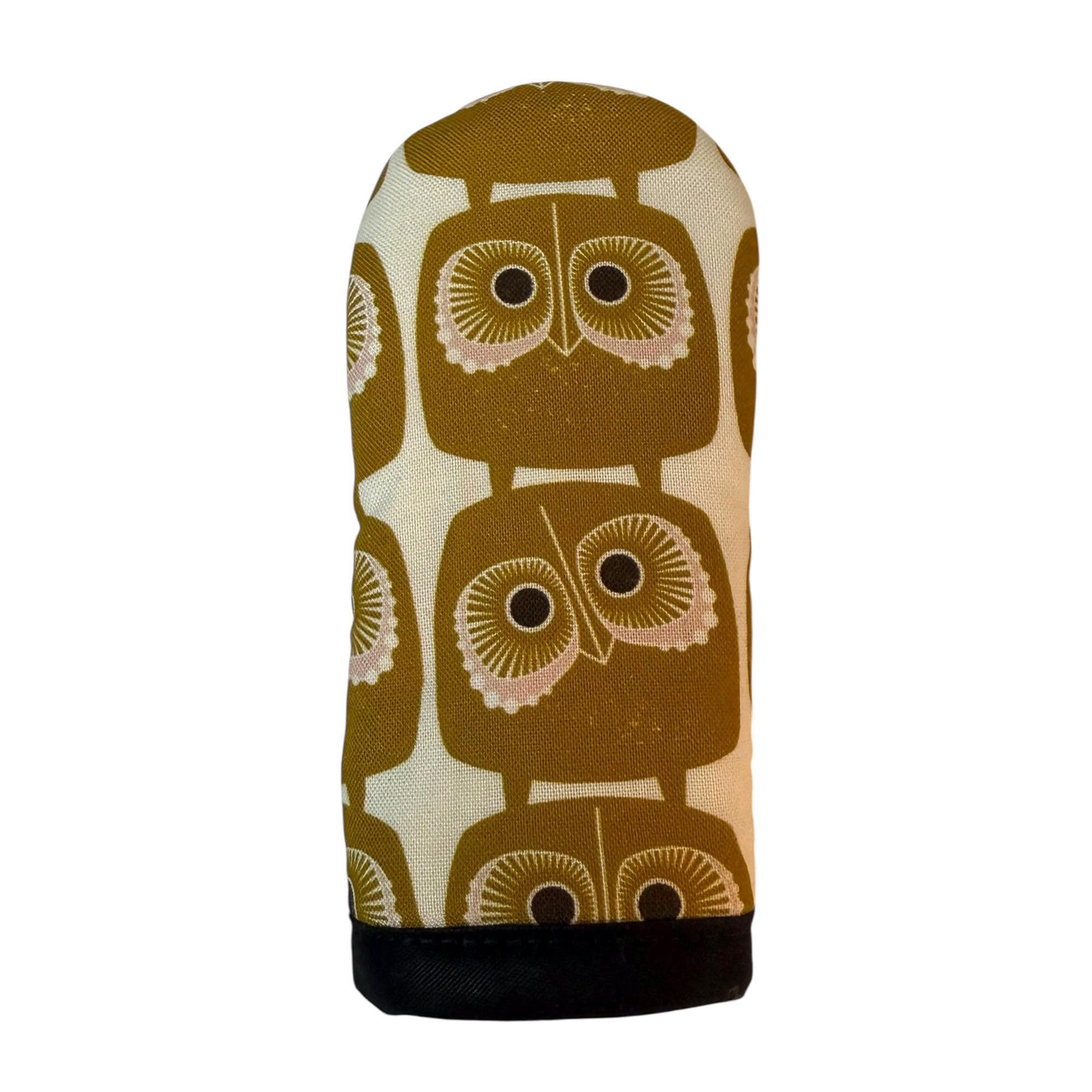 Skillet Mitt | Gold Owls