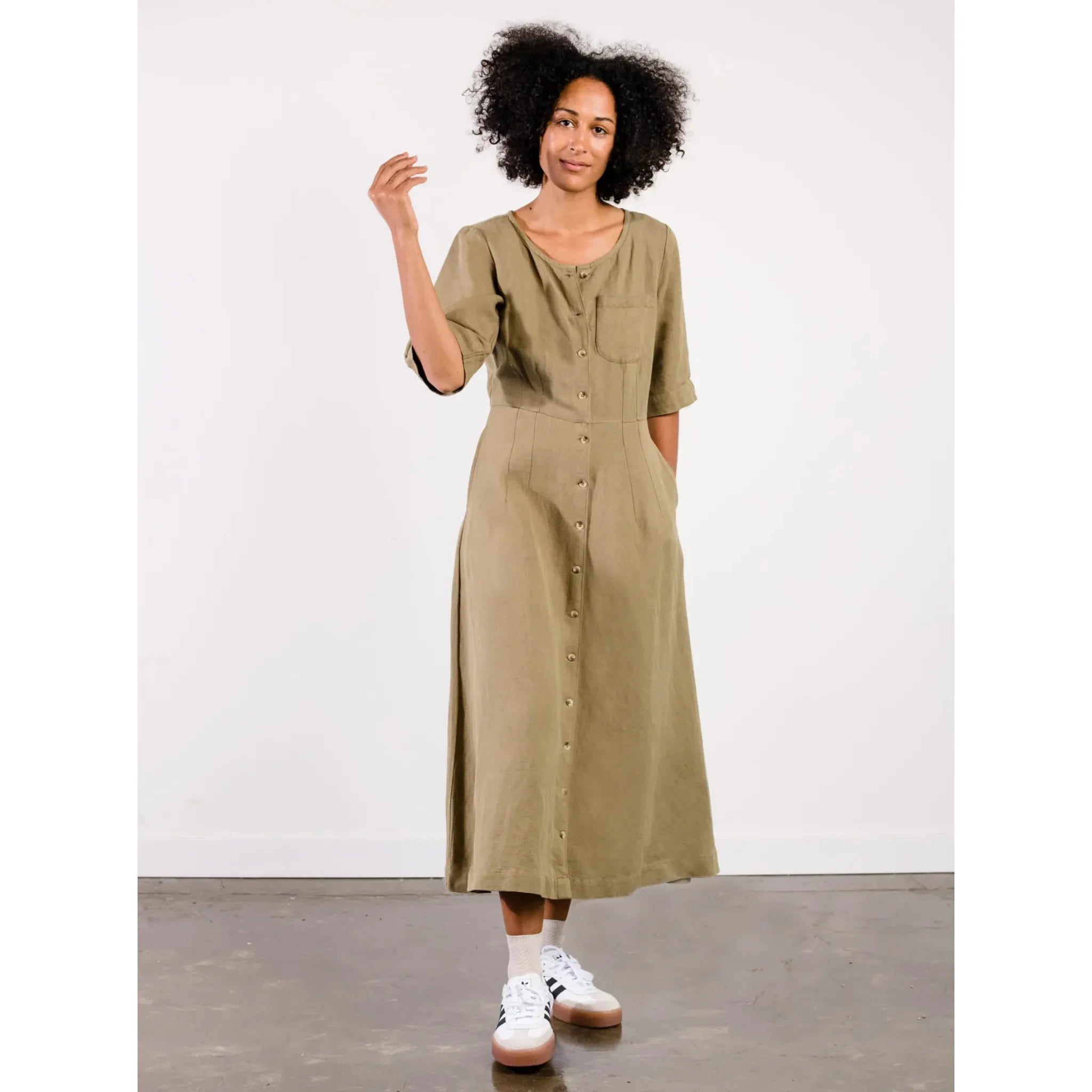 Sierra Utility Midi Dress