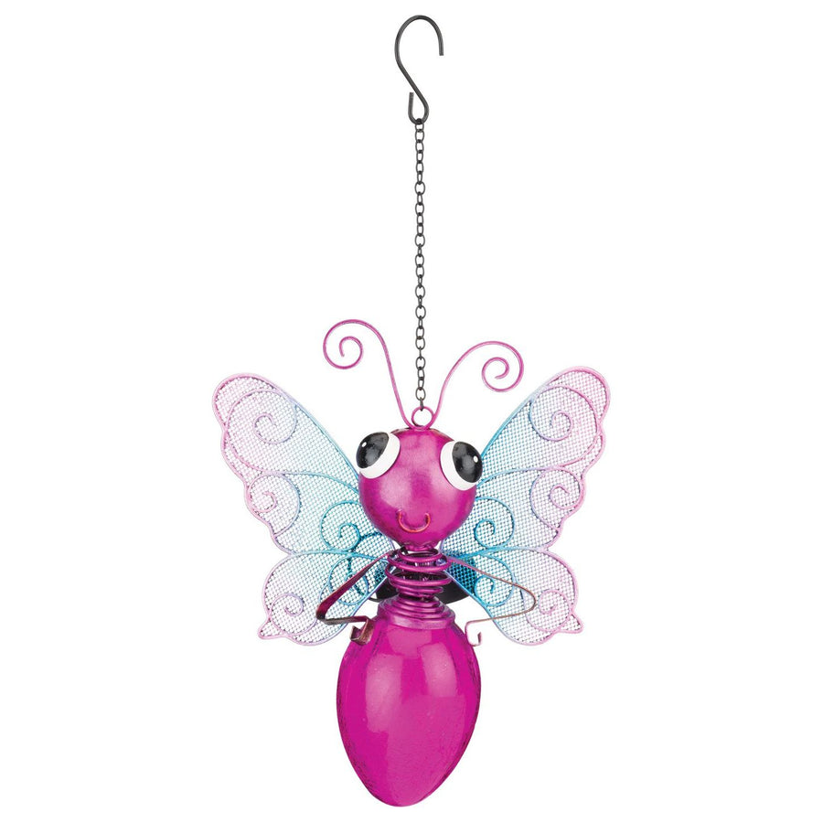 Solar Butterfly Lantern | Pink