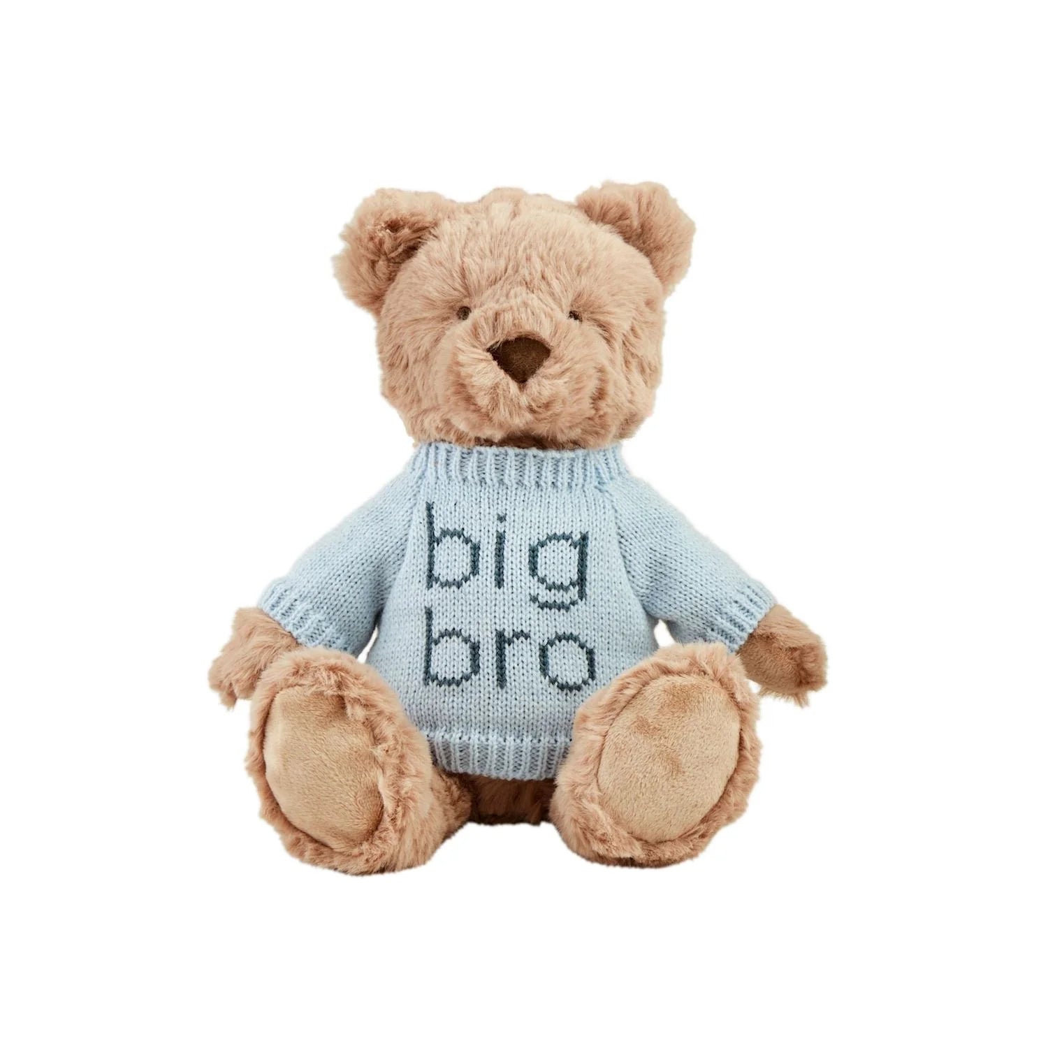 Big Bro/Big Sis Plush Bear w/Knit Sweater