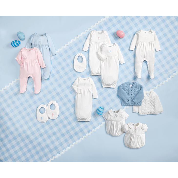 Crochet Cross Bib | Ivory