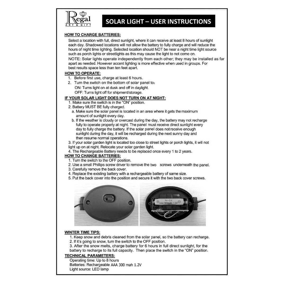 Mini Solar Garden Stake | Tulip