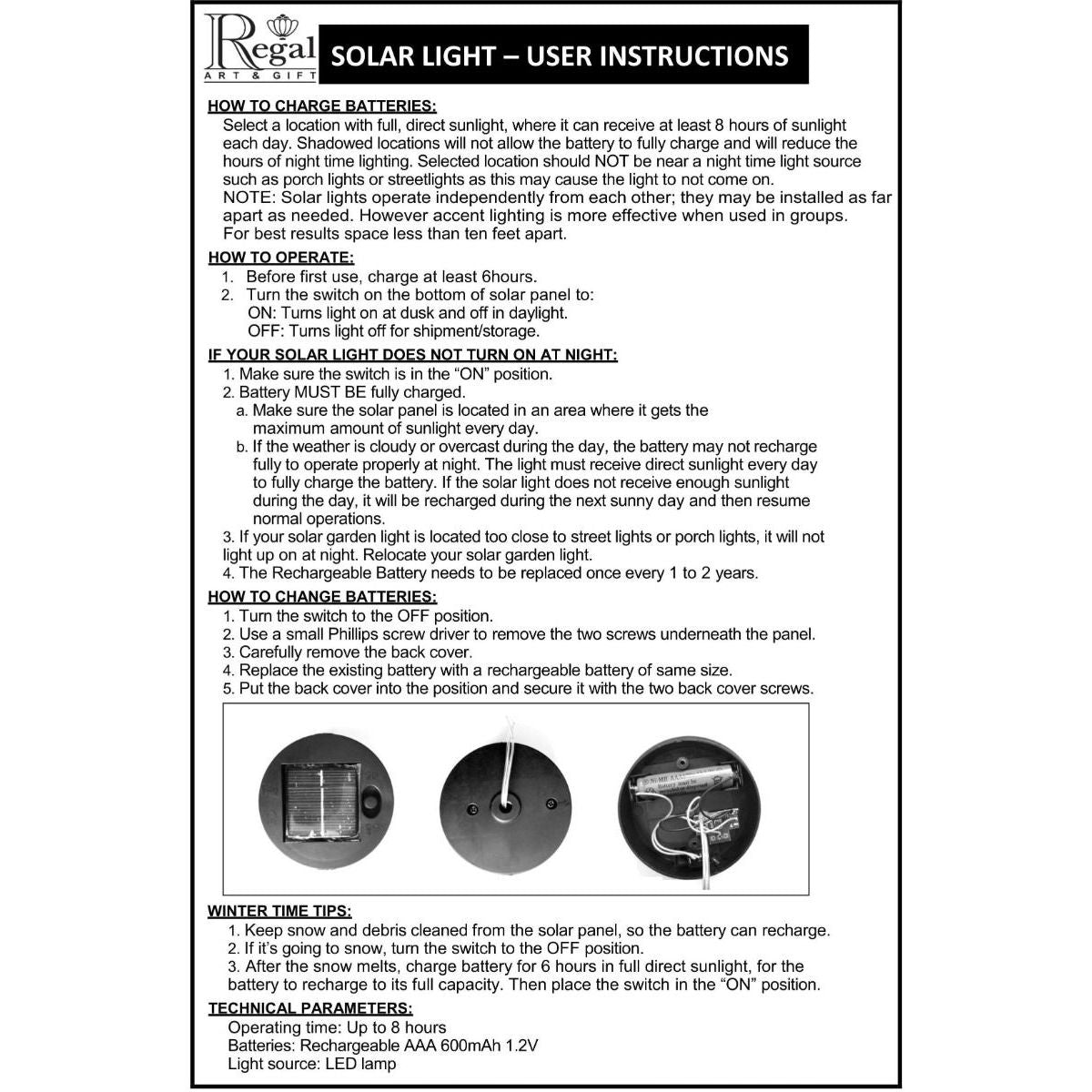 Hot Air Balloon Solar Lantern - SM | Stripe