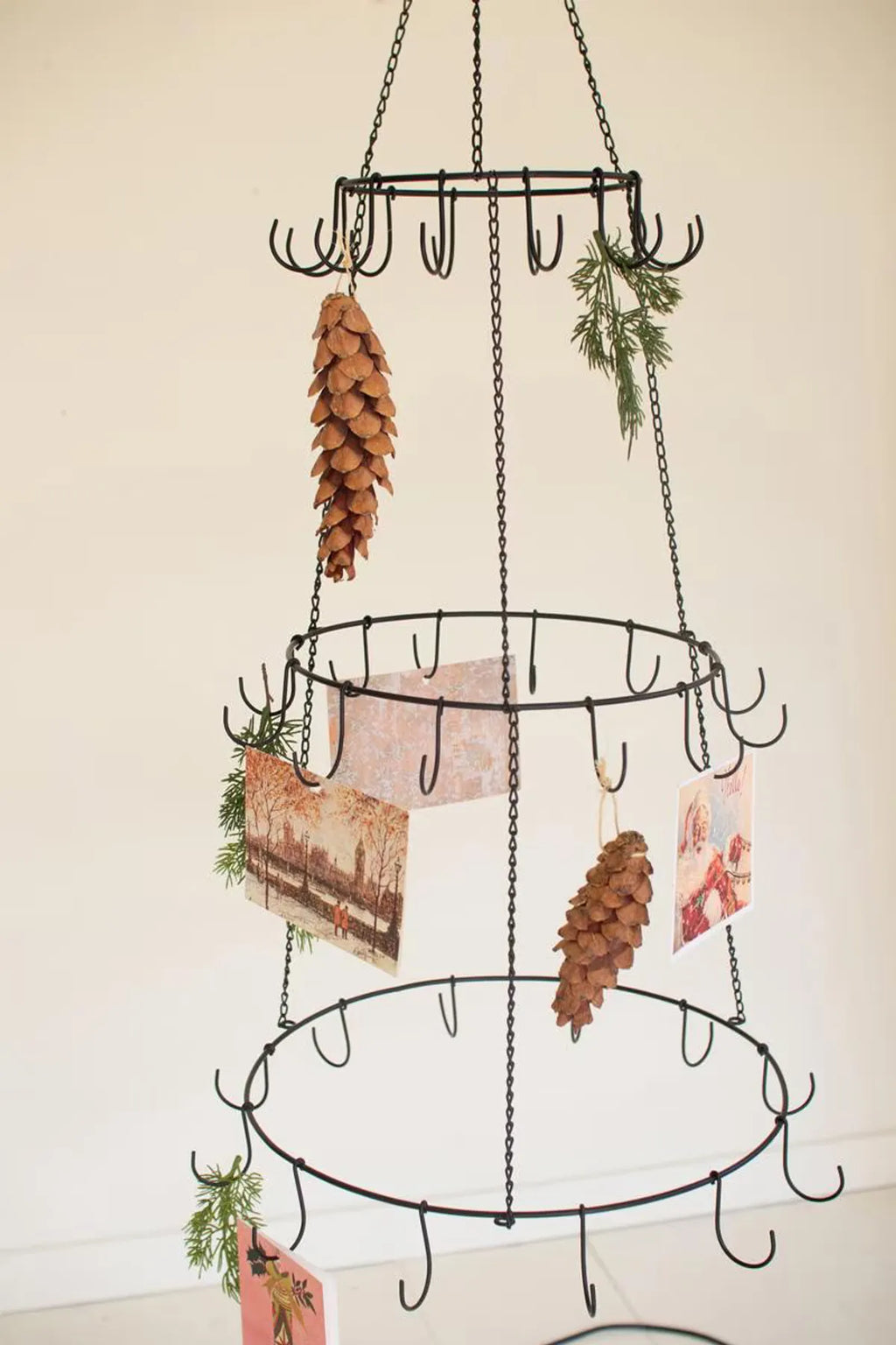 Three-Tier Hanging Wire Display Tree