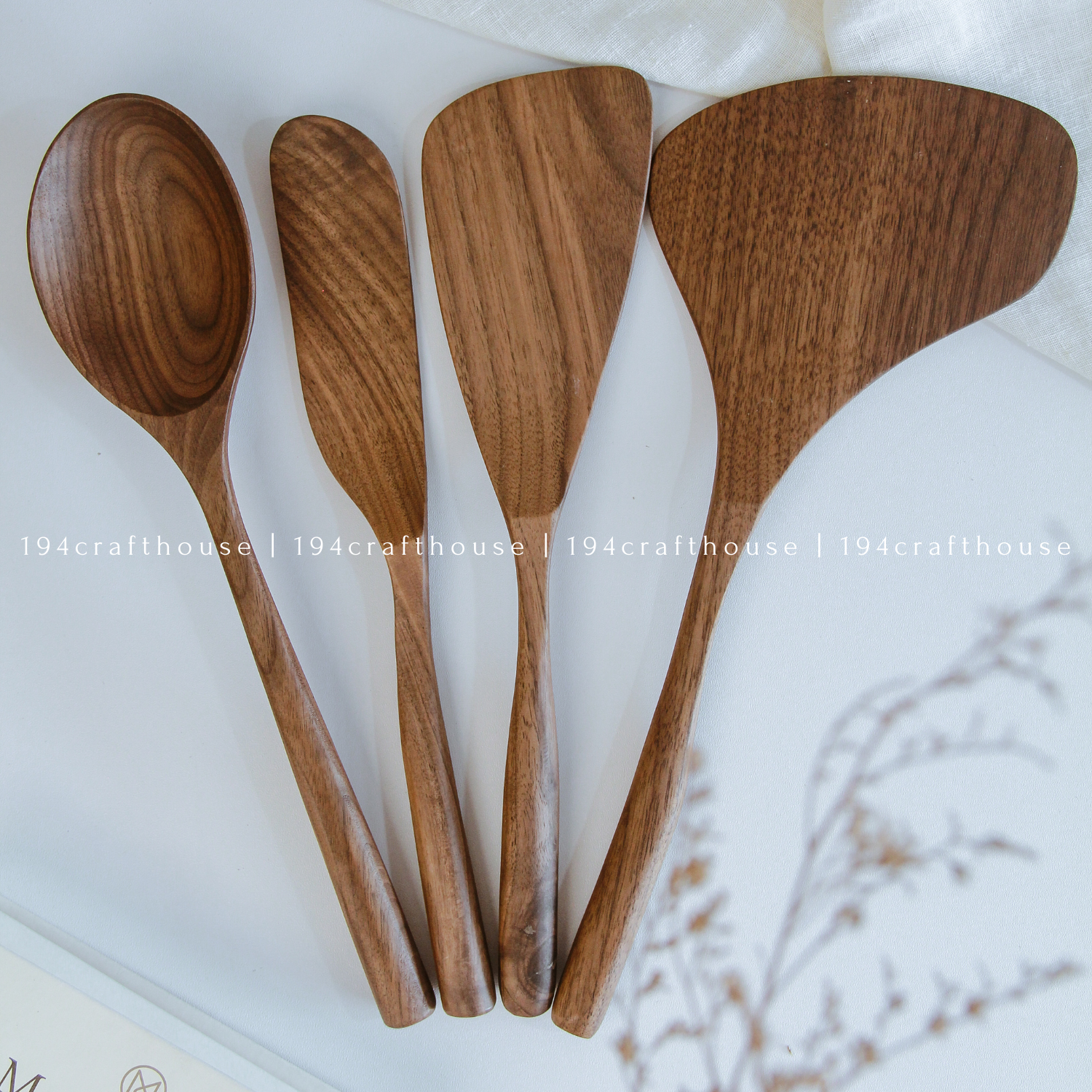 Walnut Wood Spatula | 12”