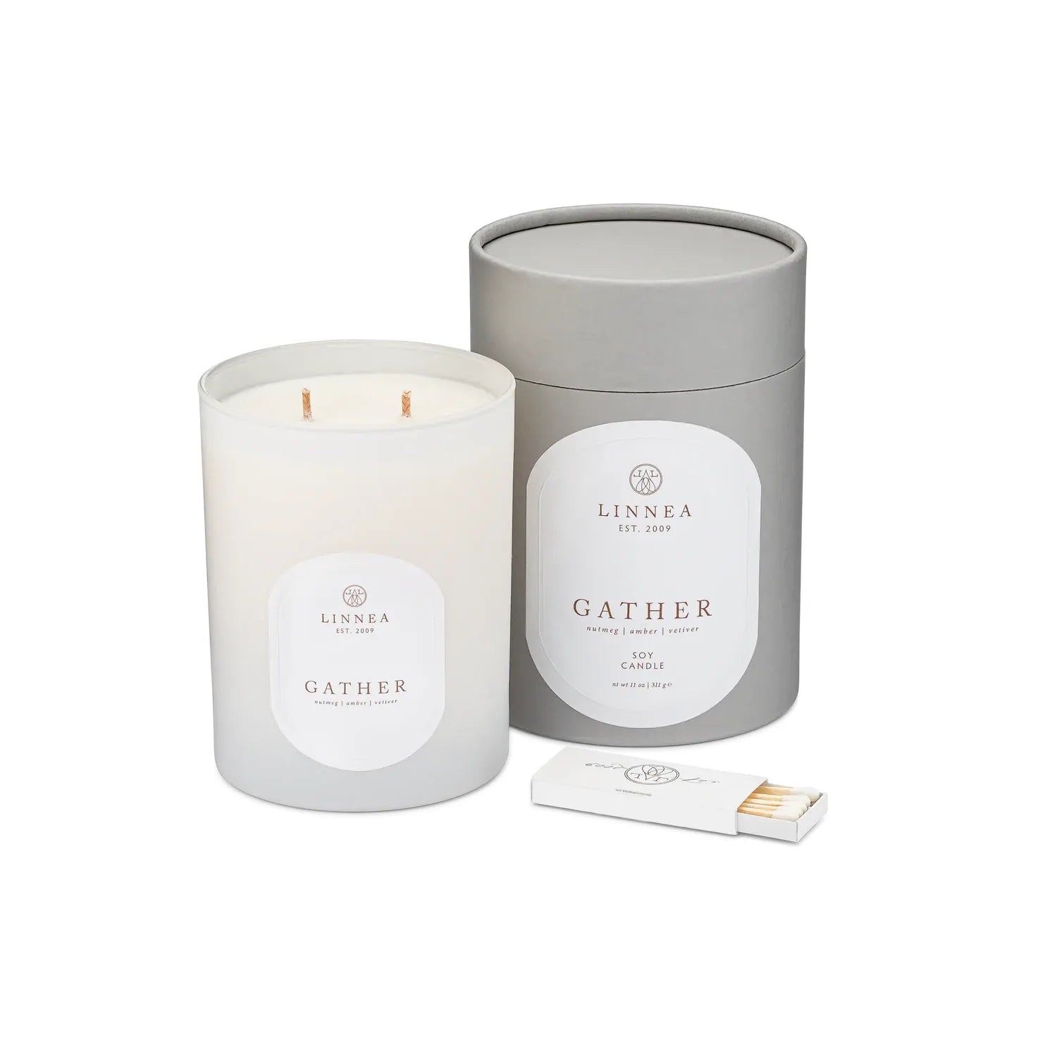 Linnea Candles 2 Wick Candles | Seasonal (Fall/Winter )