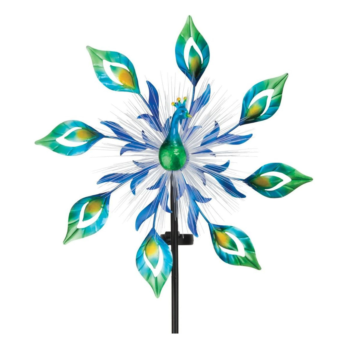 Burst Solar Wind Spinner -  19"  | Peacock