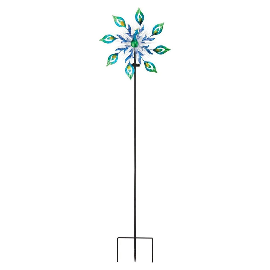 Burst Solar Wind Spinner -  19"  | Peacock