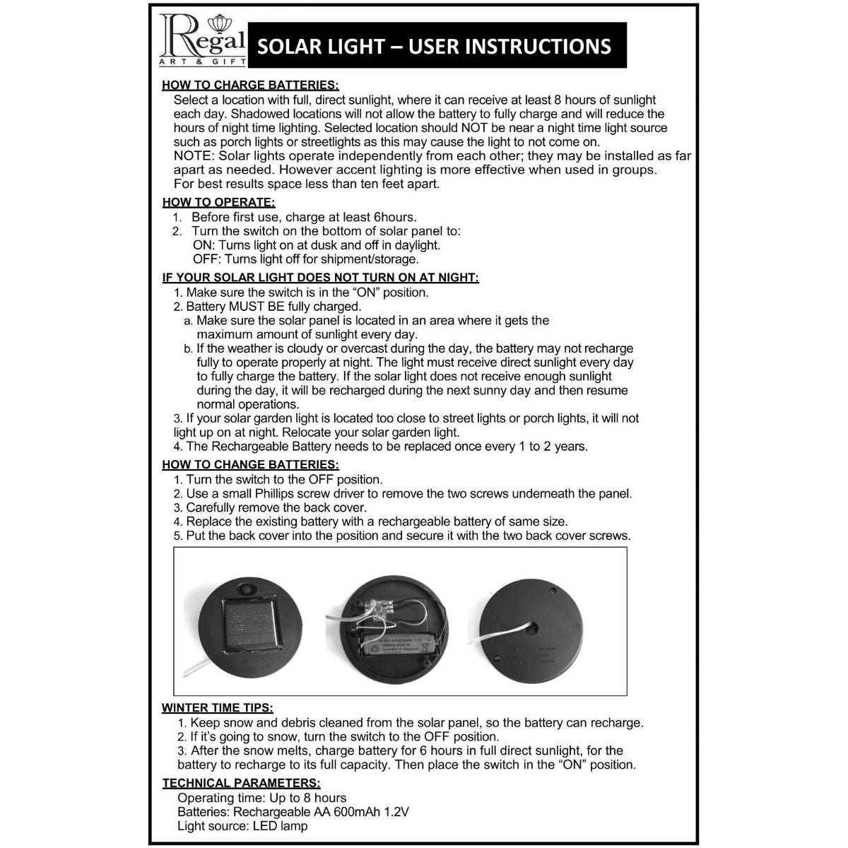 Hot Air Balloon Solar Lantern - SM | Blue