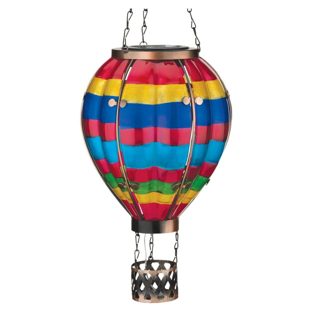 Hot Air Balloon Solar Lantern - LG | Multi Stripe