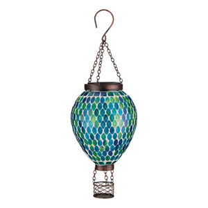 Mosaic Hot Air Balloon Solar Lantern