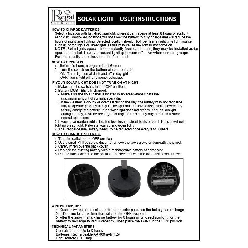 Hot Air Balloon Solar Lantern - XL | Stripe
