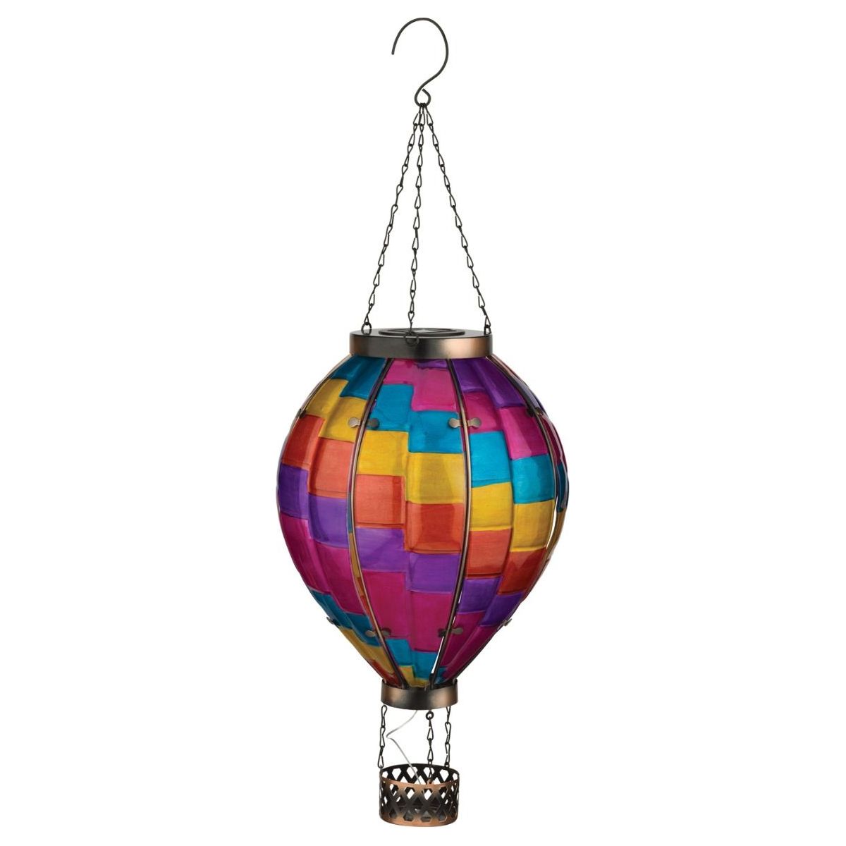 Hot Air Balloon Solar Lantern - XL | Stripe