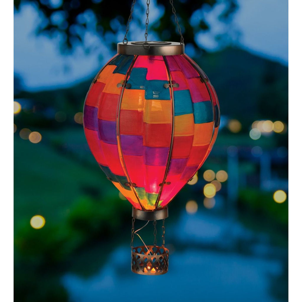 Hot Air Balloon Solar Lantern - XL | Stripe