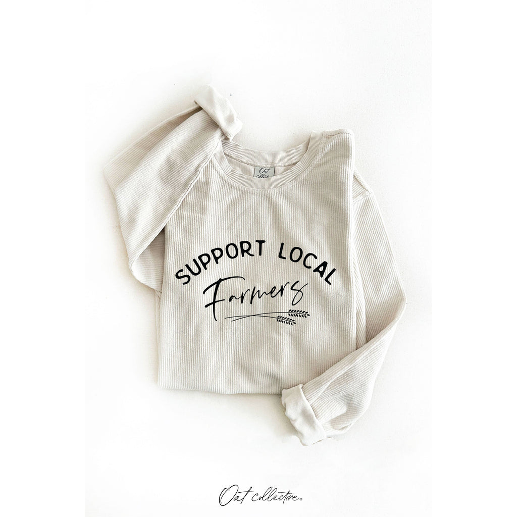 SUPPORT LOCAL FARMERS  Thermal Vintage Pullover | VINTAGE CHARCOAL