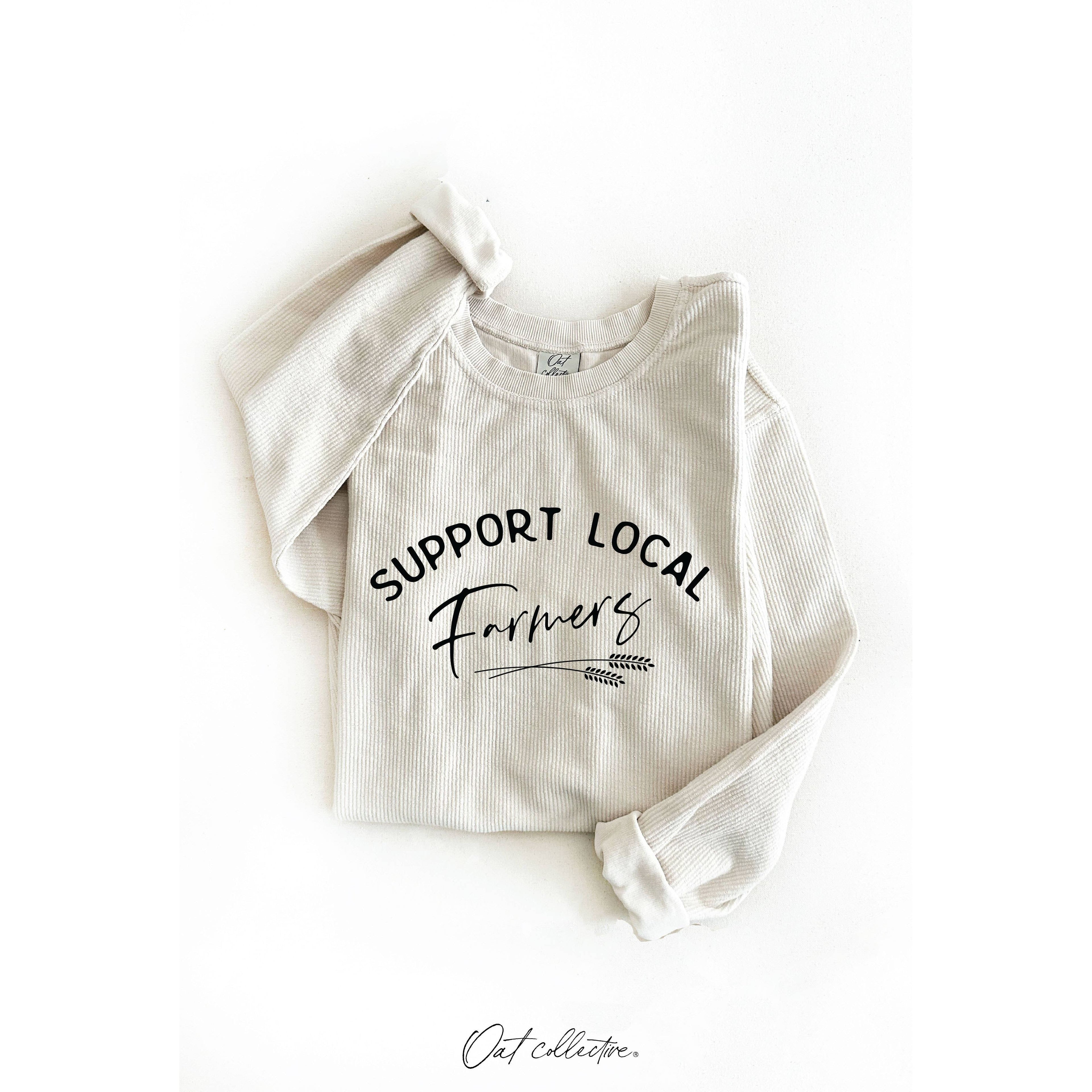 SUPPORT LOCAL FARMERS  Thermal Vintage Pullover | VINTAGE CHARCOAL