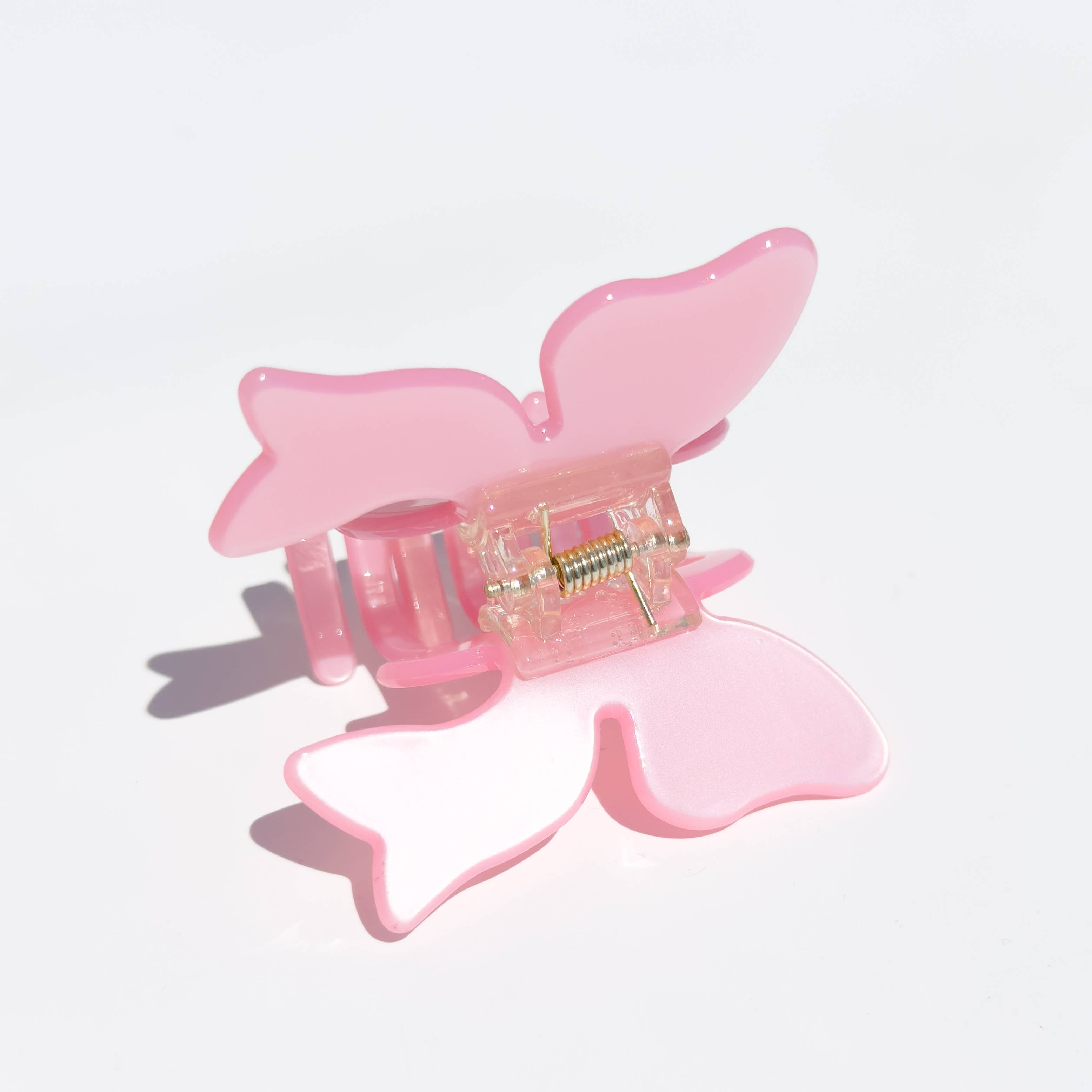 Butterfly Bow Hair Claw Clip | Pink