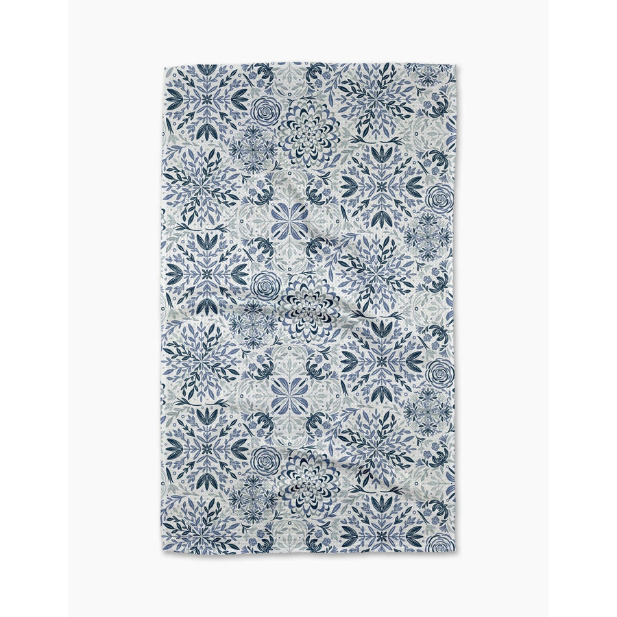 Geometry - Floral Medallions Tea Towel
