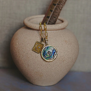 The Sea is Always Home Abalone Pendant