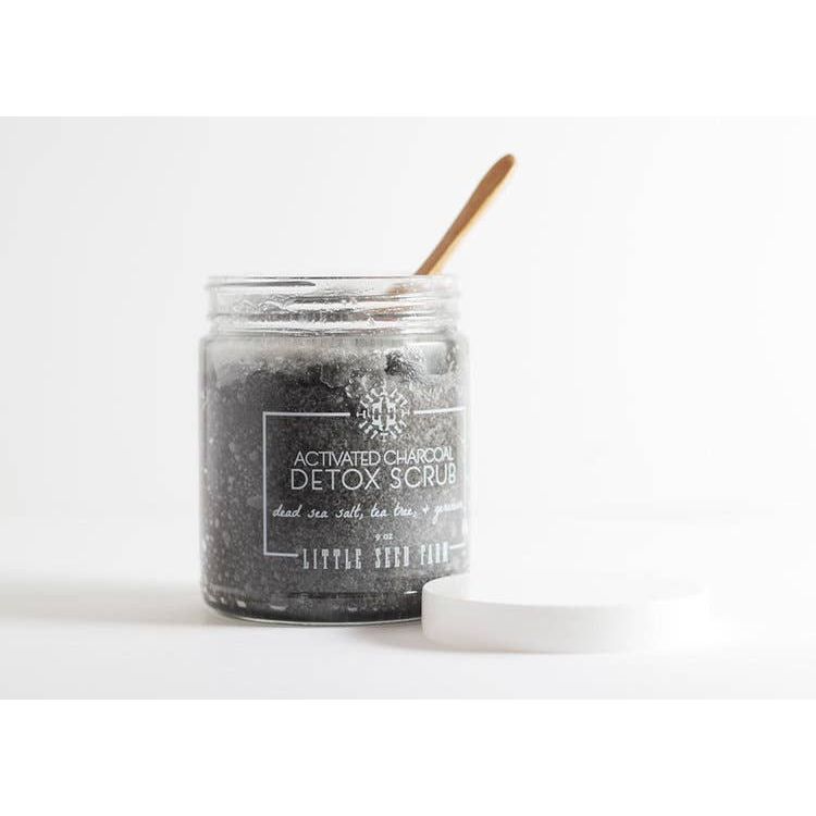 Activated Charcoal Detox Salt Scrub