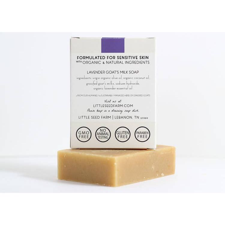 Little Seed Farm - Lavender Bar Soap - Calming & Aromatherapeutic