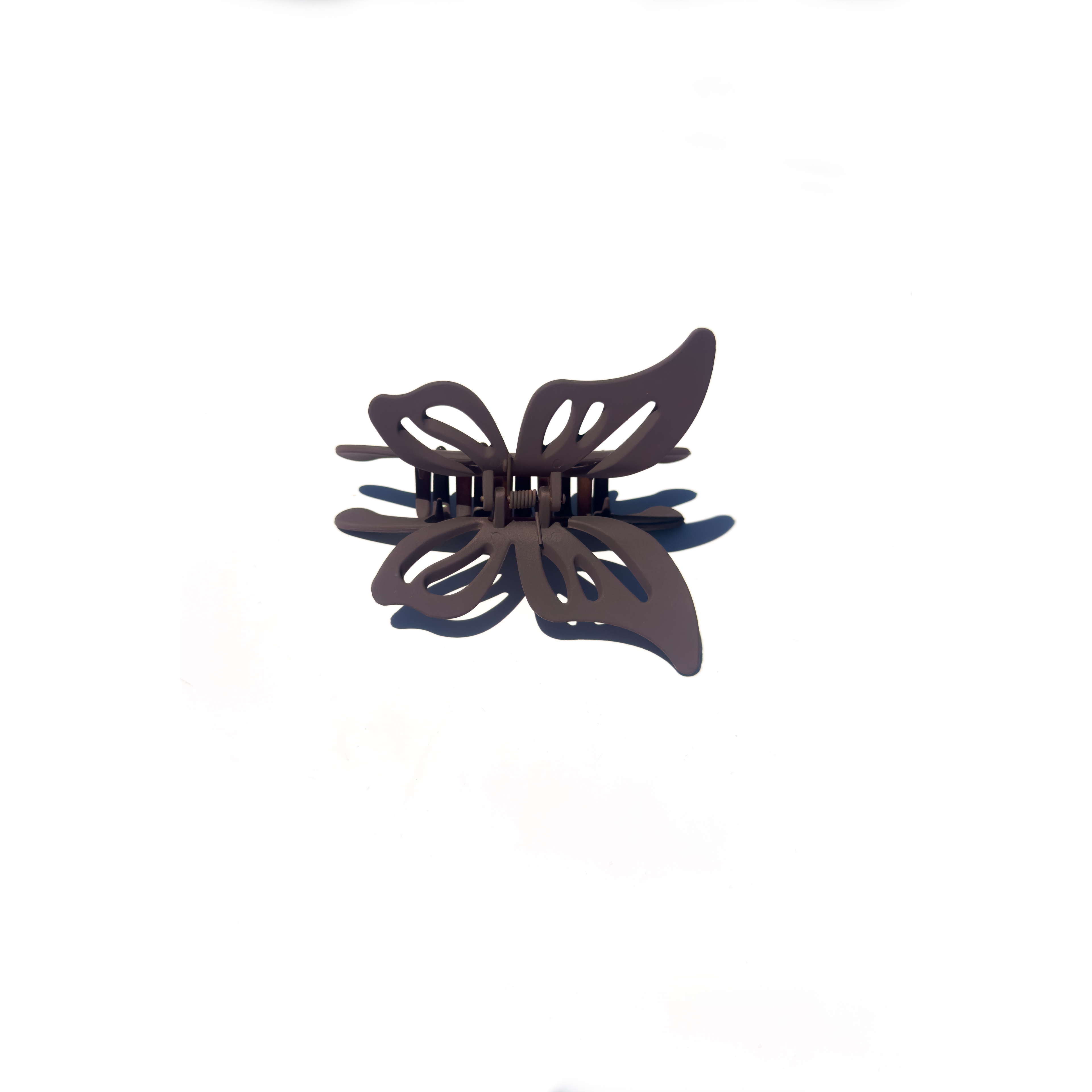 Matte Butterfly Hair Claw Clip | Cream