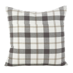 Plaid Pillow | Down Filled