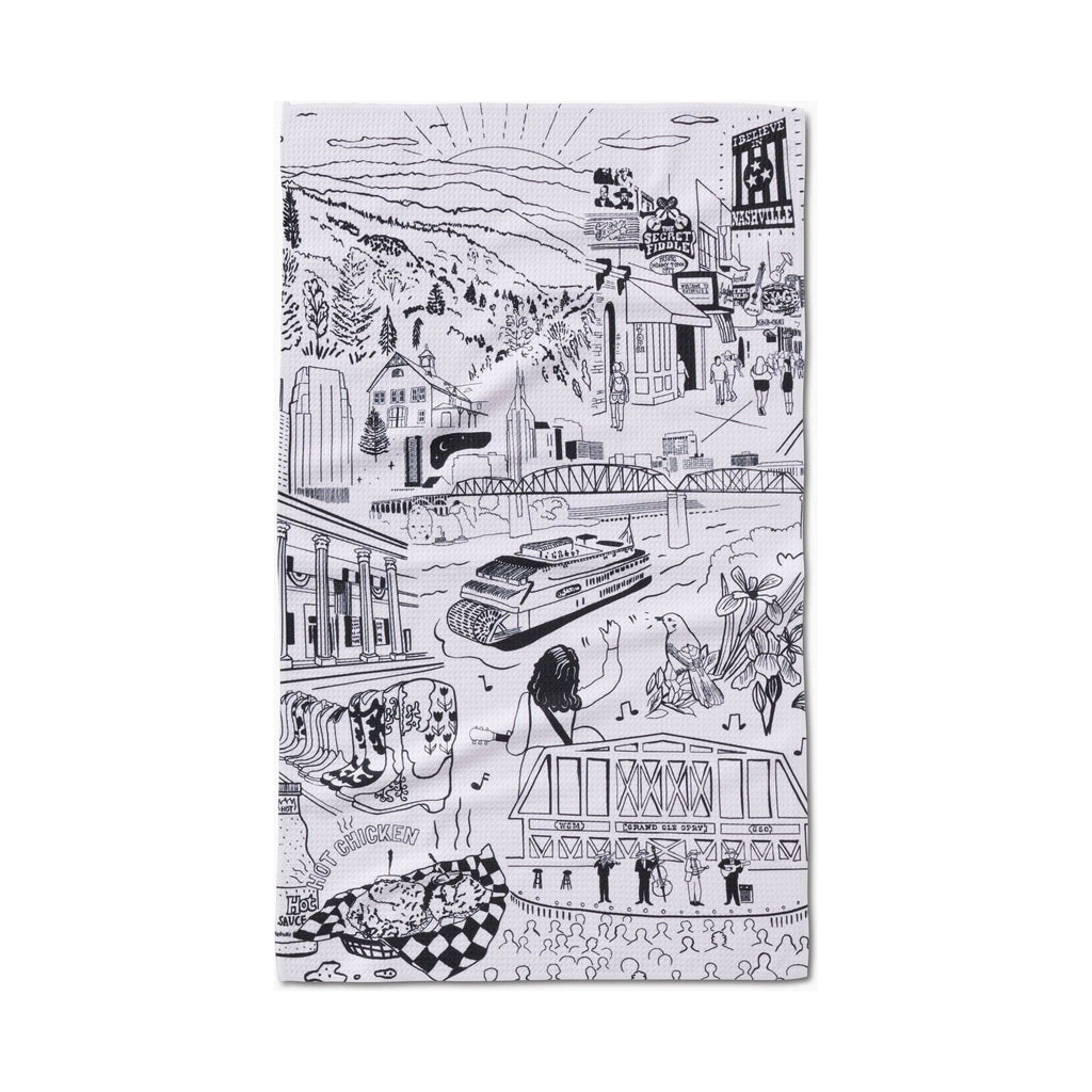 Geometry - Nashville Tea Towel