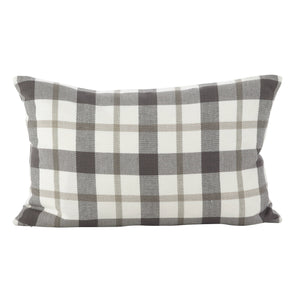 Plaid Pillow | Down Filled