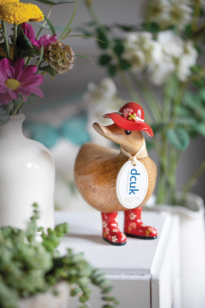 DCUK Floral Hat & Boots Ducky