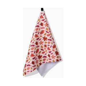 Geometry Tea Towel | Fall Leaves