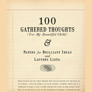 100 Gathered Thoughts Large Notepad