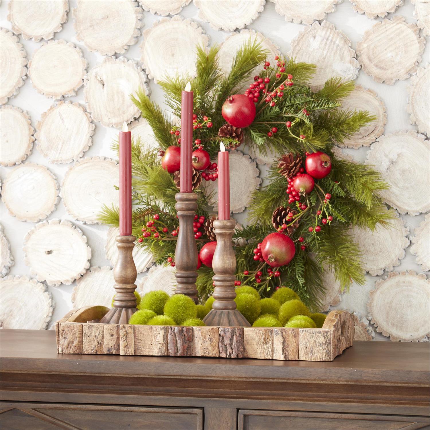 Luminara 2-Pack Indoor Taper Candles