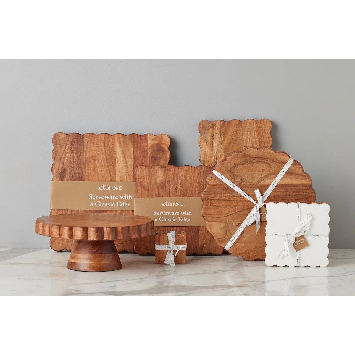 Scalloped Rectangle Cutting Board| Medium
