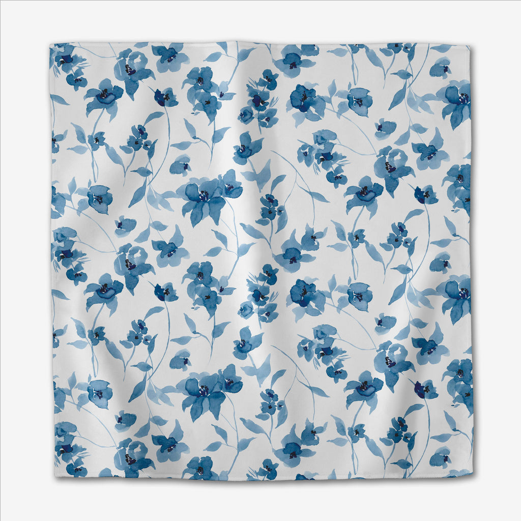 Geometry - Blue Floral Dinner Napkin Set