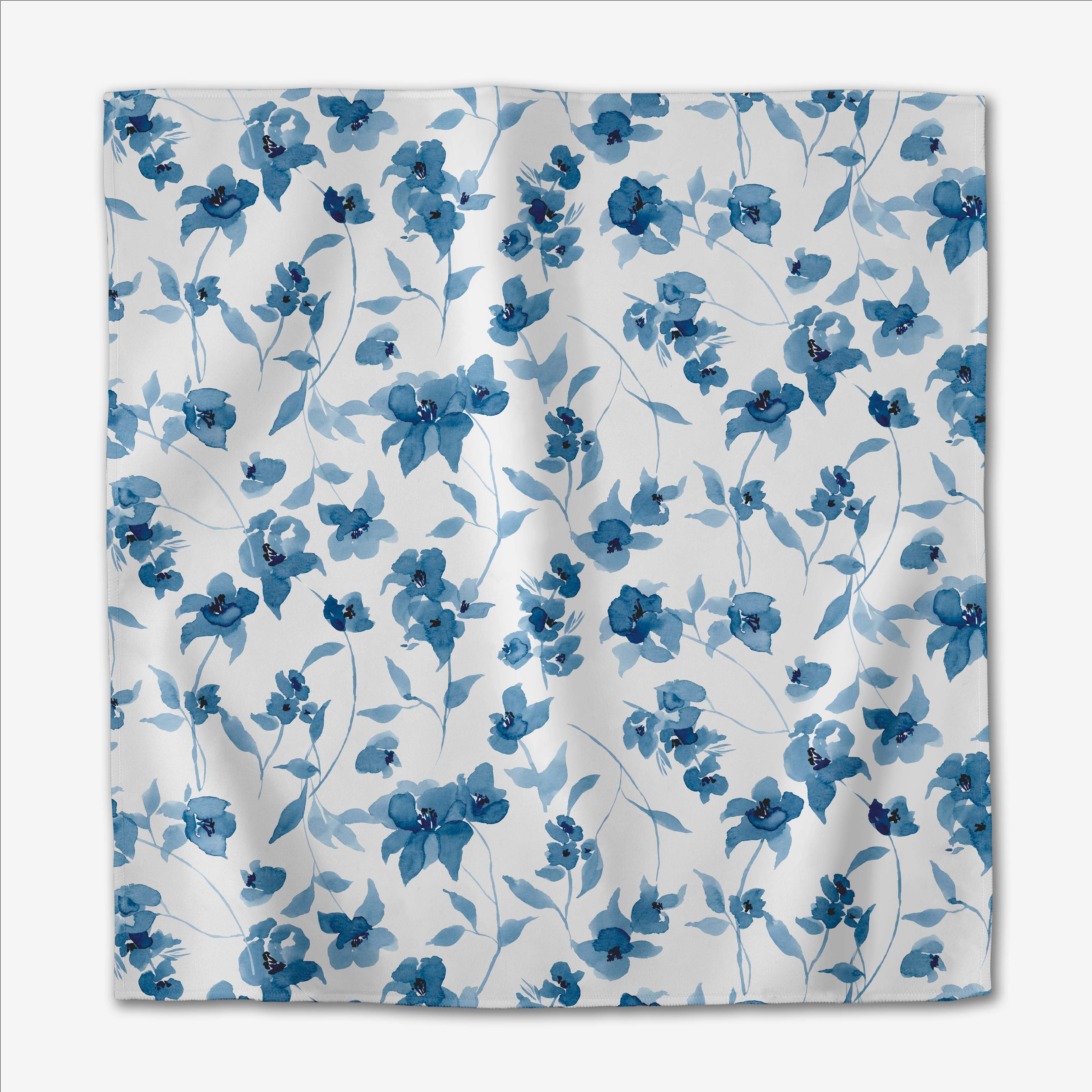 Geometry - Blue Floral Dinner Napkin Set