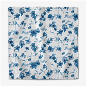 Geometry - Blue Floral Dinner Napkin Set