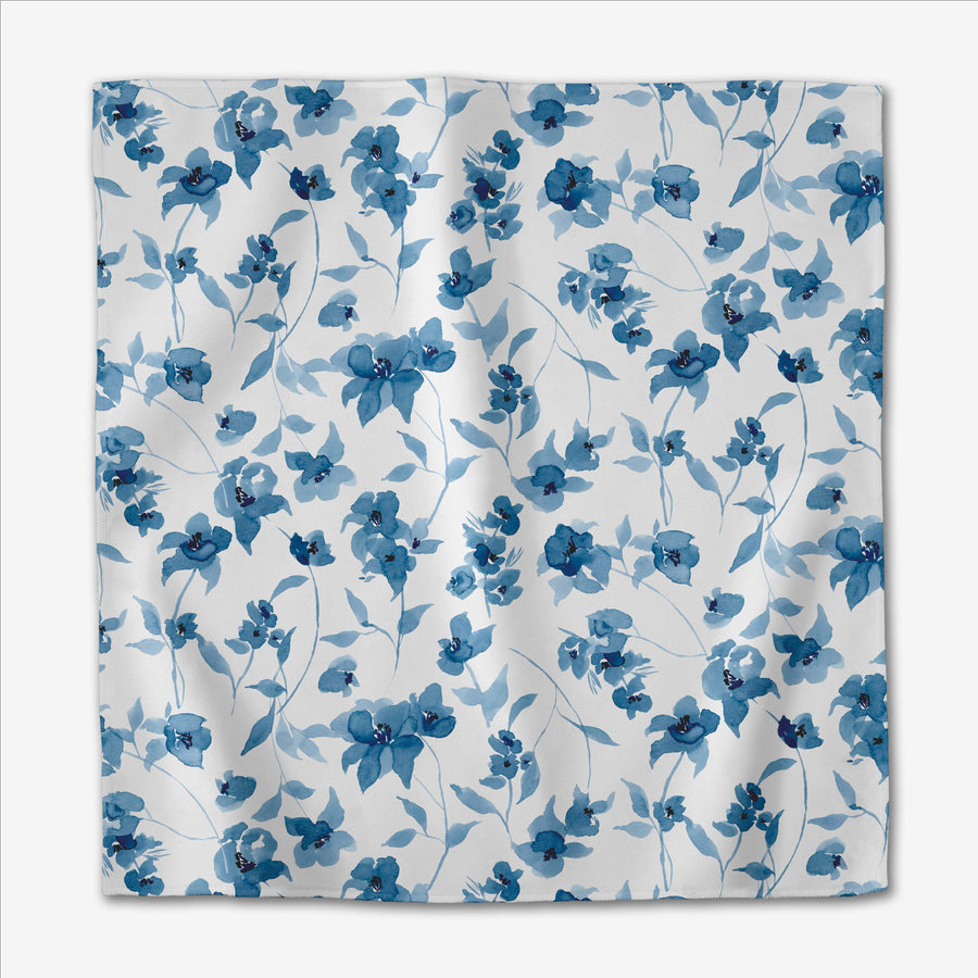 Geometry - Blue Floral Dinner Napkin Set