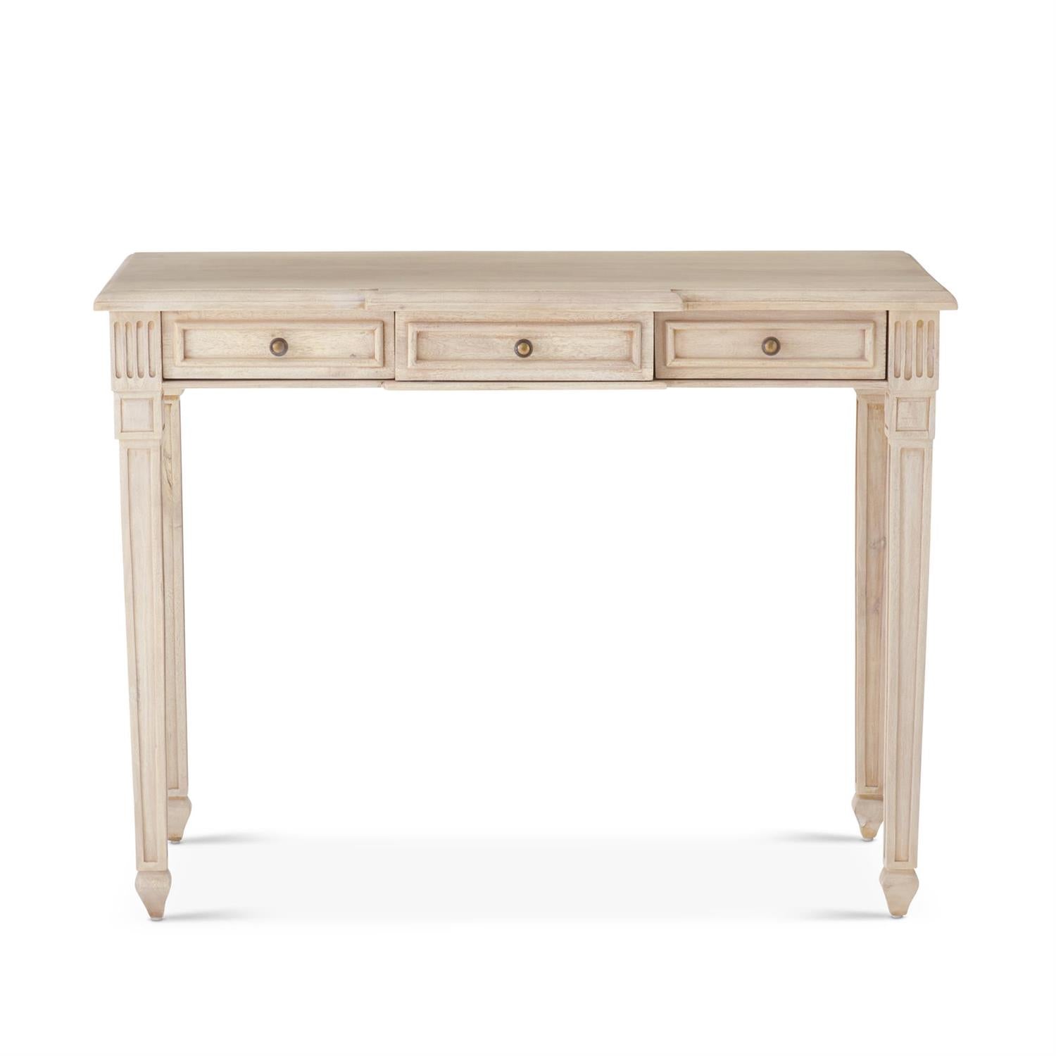 Wood Desk/Console Table | Gray Wash