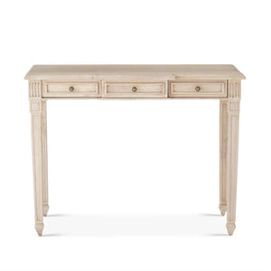 Wood Desk/Console Table | Gray Wash