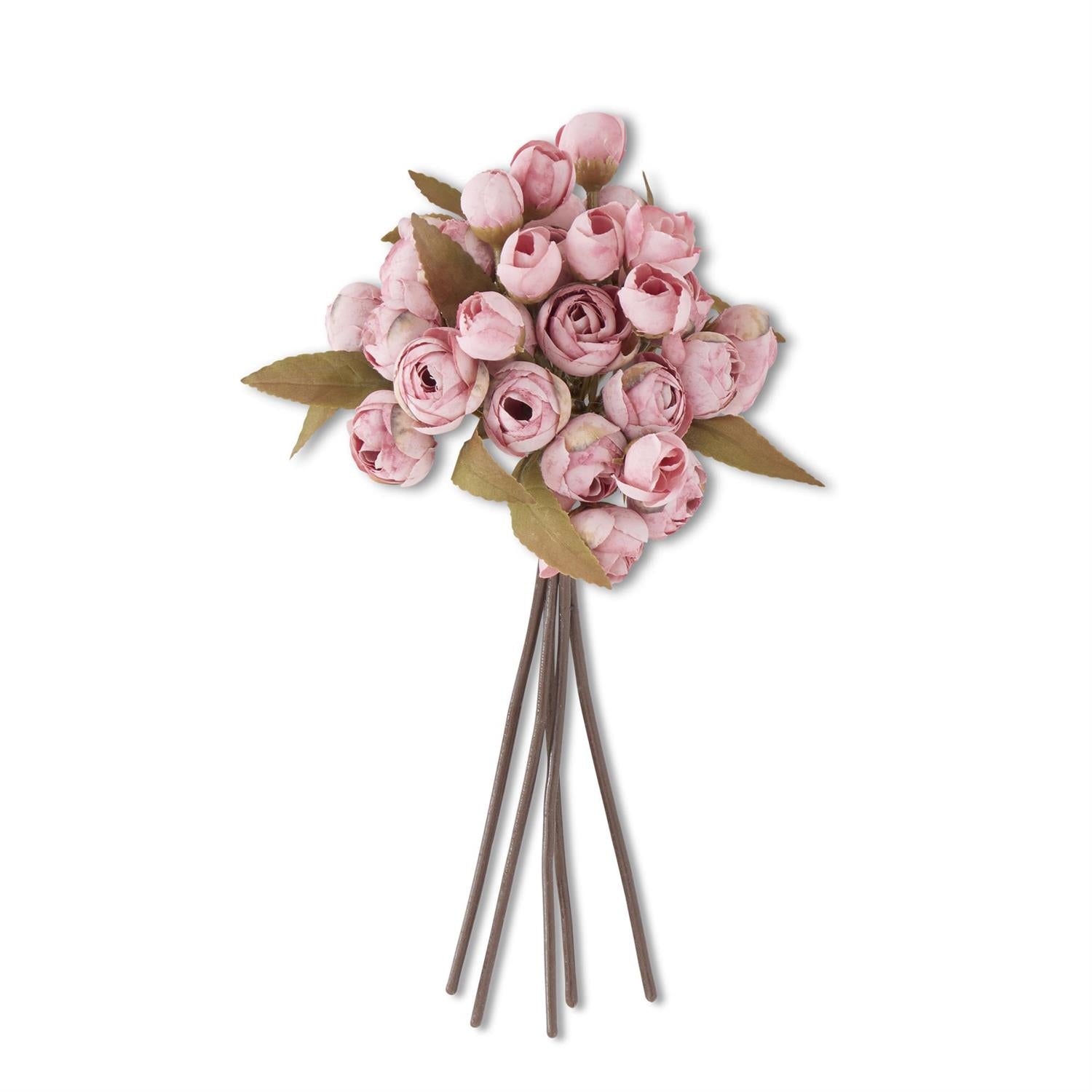 Mini Ranunculus Bud Stem Bundle (5 Stem) | Pink