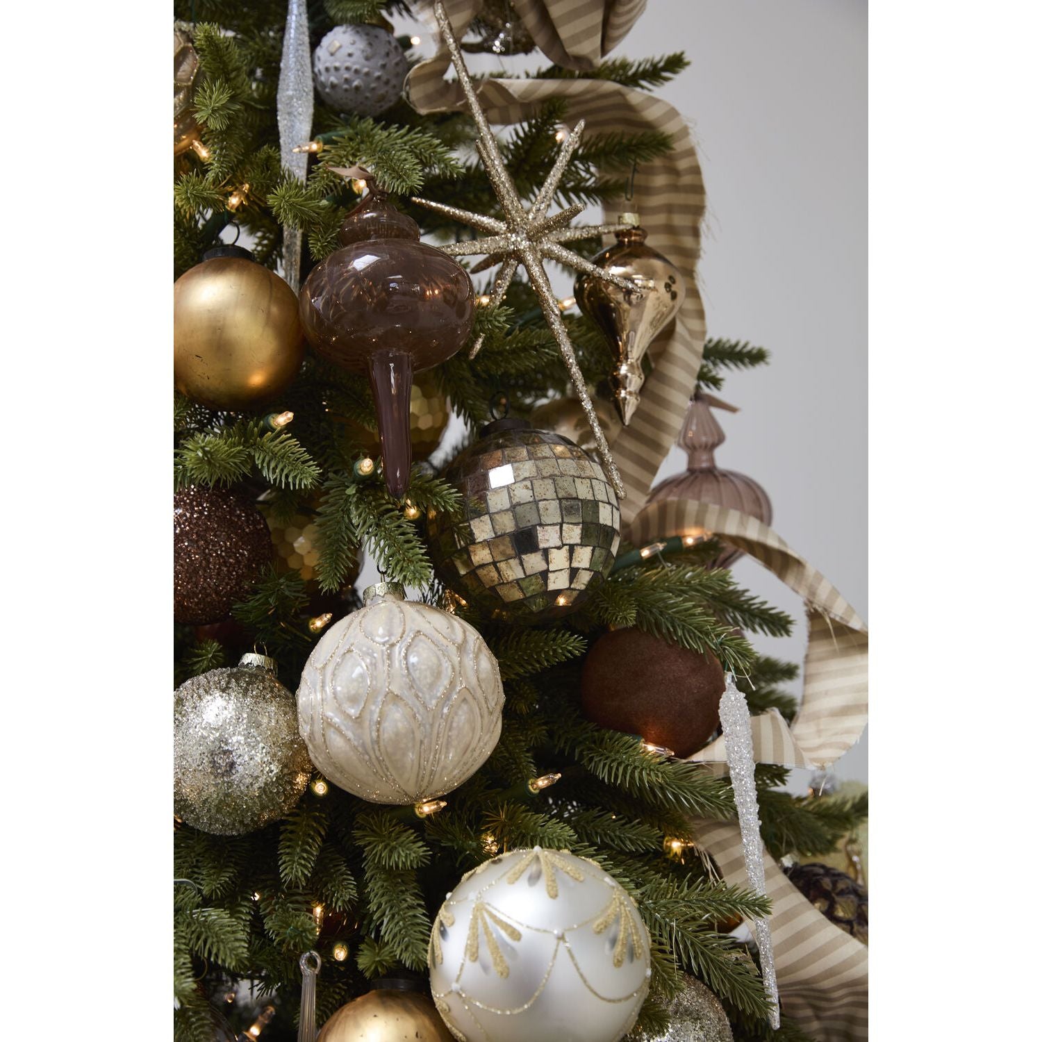 Antiqued Disco Ball Ornament