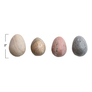 Carved Natural Rock Egg