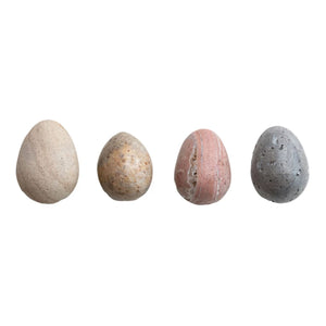 Carved Natural Rock Egg
