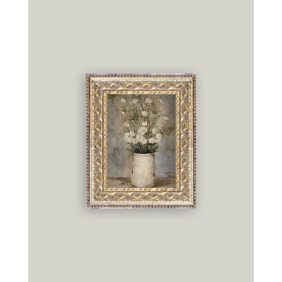 Framed Antique Art | Long Stem Roses - 5x7