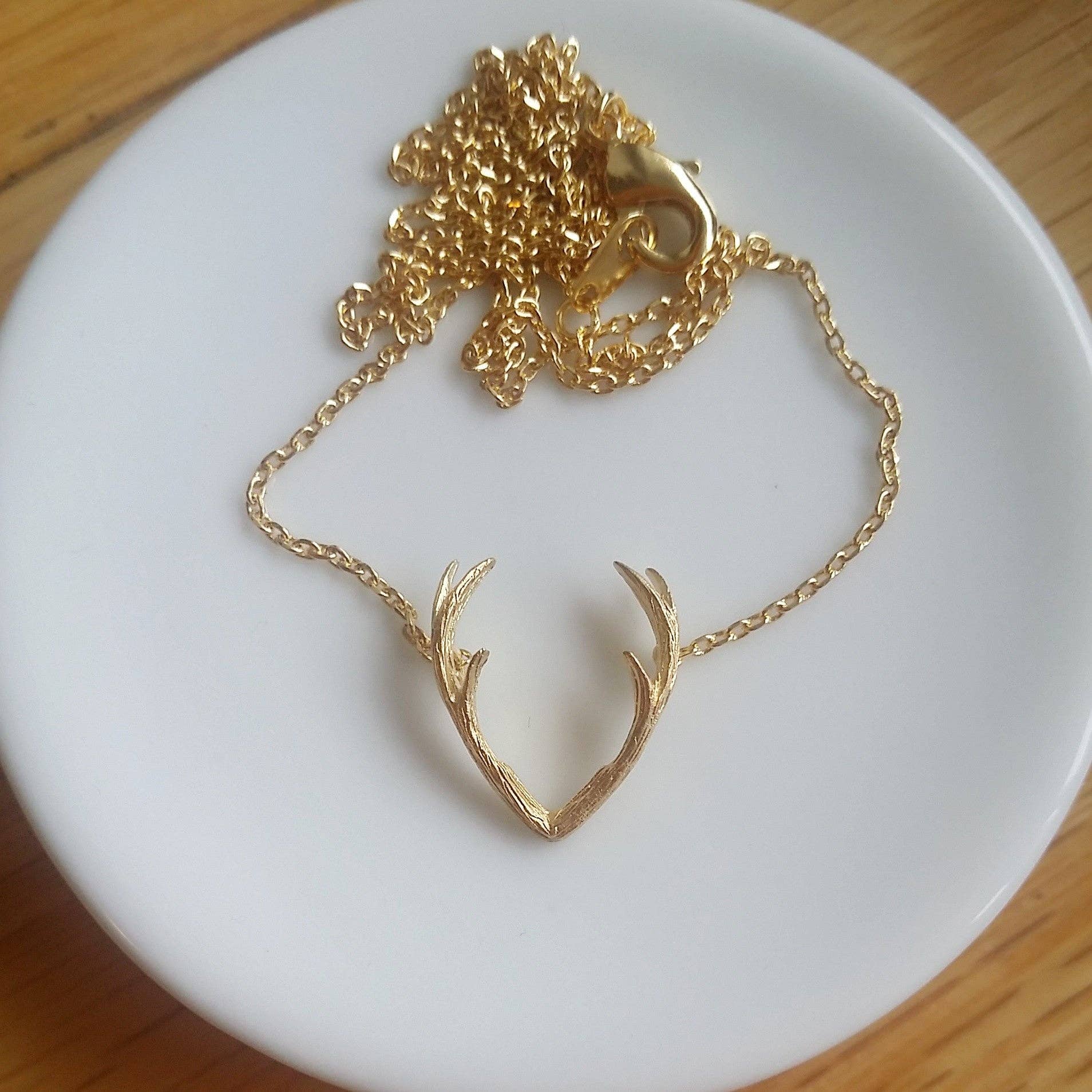Antler Necklace | Silver