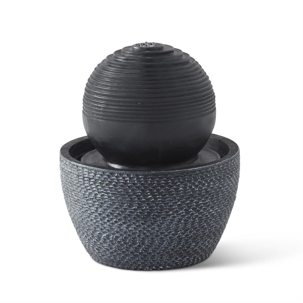 Gray & Black Tabletop Fountain